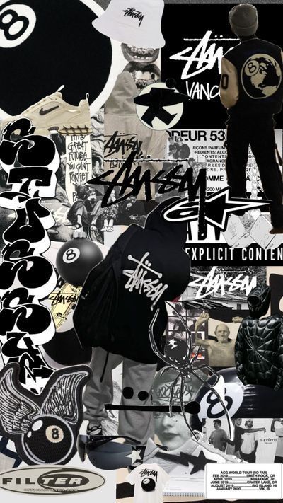 #stussy #fyp #wallpaper #cool #skater #style #stussy Sick Posters, Skater Wallpaper, Rnb Aesthetic, Stussy Wallpaper, Streetwear Wallpaper, Iphone Wallpaper Cat, Arte Hip Hop, Iphone Wallpaper Classy, Image Swag