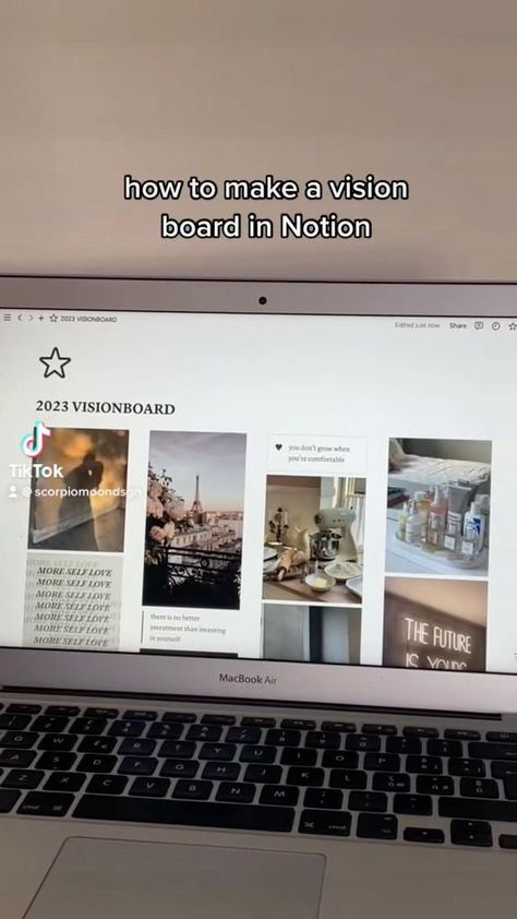 #Organisation #Vision_Board_For_2023 #Vision_Board_Template #Digital_Vision_Board Notion College Student, Notion Home Page Template, Notion Vision Board, College Notion, Notes Notion, Notion Notes, Notion Home Page, Digital Vision Board Template, Free Vision Board Template