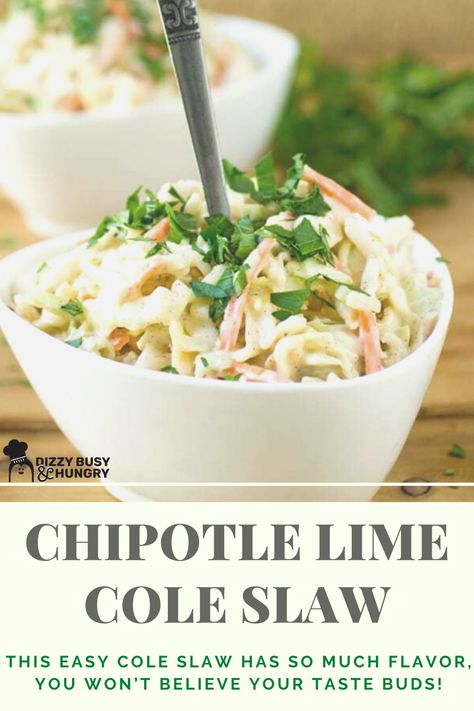 Chipotle Coleslaw, Easy Cole Slaw, Easy Coleslaw Recipe, Lime Coleslaw, Classic Coleslaw, Spicy Coleslaw, Lime Slaw, Healthy Coleslaw, Easy Coleslaw