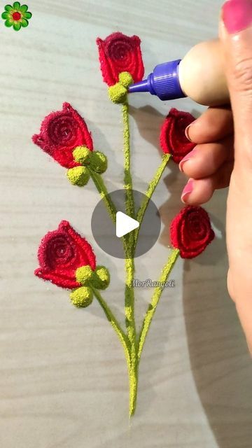 Love Romantic, Youtube Link, Rangoli Design, Beautiful Rose, Rangoli Designs, Beautiful Roses, Follow Me, Valentines, Canning