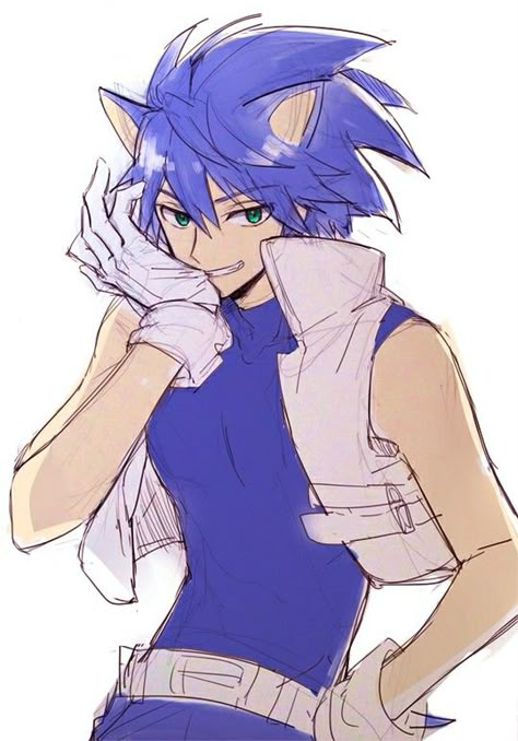 Sonic...wow... Silver Character Design, Evil Goku, Human Shadow, Blaze The Cat, Sonic Fanart, Shadow Sonic, Sonic Unleashed, Blog Art, Sonic And Amy