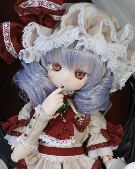 Remilia Scarlet, Dollfie Dream, Kawaii Doll, Gothic Dolls, Dream Doll, Smart Doll, Japanese Dolls, Anime Dolls, Love Craft