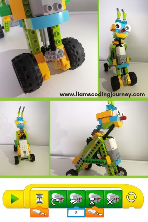 Build this awesome Lego WeDo Reindeer with Liam's Coding Journey. Free instructions, step by step coding and video tutorial. Lego Coding, Lego Robotics, Lego Wedo, Lego Bots, Instructions Lego, Lego Education, Lego Building Instructions, Free Lego, Lego Activities