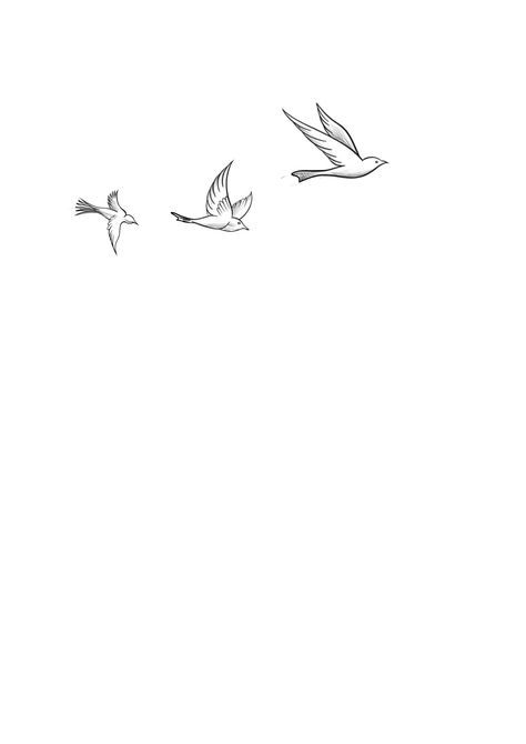 Three Birds Tattoo, Small Dove Tattoos, Divergent Tattoo, Sparrow Tattoo Design, Little Bird Tattoos, Flor Tattoo, Ace Tattoo, Bird Tattoos For Women, Dove Tattoo Design