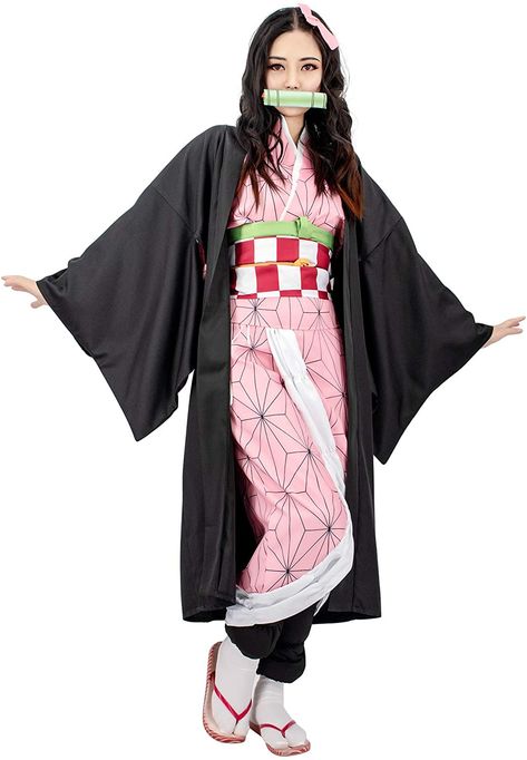 Cosplay Genshin, Nezuko Cosplay, Kimono Outfit, Anime Cosplay Costumes, Womens Kimono, Cosplay Dress, Kimono Dress, Costume Outfits, Anime Cosplay