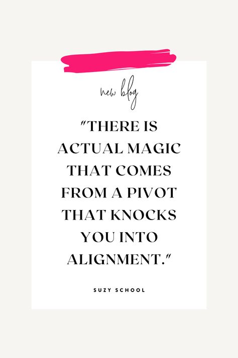 A good pivot in your business will bring more alignment, flow, and ease into your business. Are you feeling the urge to pivot? #businesstips #businessadvice Pivot Quotes, Social Media Advice, Niche Marketing, Bad Feeling, Business Advice, The Goal, Social Media Business, Consulting Business, Feel Inspired