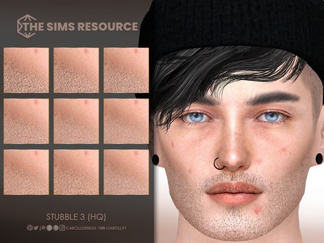 Sims 4 Male, Beards And Mustaches, Sims 4 Tattoos, Mens Facial Hair Styles, Rainbow Wallpaper, Sims Community, Rock Chic, Beard No Mustache, Electronic Art