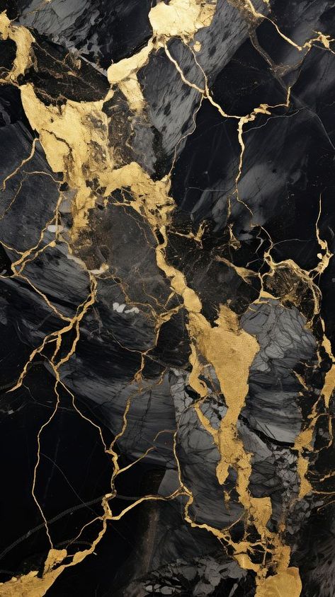 Black Gold Marble Wallpaper, Fireplace Floor, Feature Fireplace, Marble Texture Seamless, Black Marble Tile, Gold Marble Wallpaper, Gold Bedroom Decor, Dark Marble, Marble Abstract