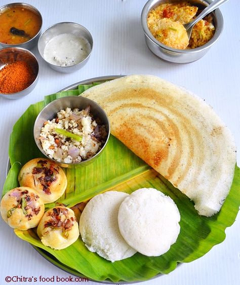 Yummy Southindian breakfast recipe with accompaniments - Soft Idli,crspy dosa,Paniyaram using left over batter,Idli upma,Mini sambar idli with side dishes Tiffin sambar,coconut chutney,idli milagai podi Sambar Idli, Vegetable Breakfast, Dosa Batter Recipe, Indian Breakfast Recipes, South Indian Breakfast Recipes, Dosa Batter, Parboiled Rice, Idli Dosa, Methi Seeds