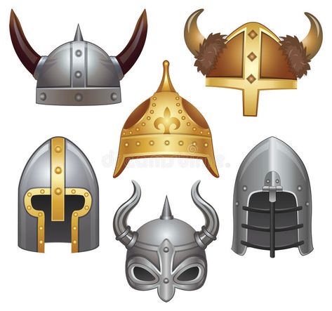 Medieval helmets. Vector set of medieval helmet of Vikings and Knights #Sponsored , #SPONSORED, #Ad, #helmets, #set, #Vikings, #Vector Medieval Helmet, Princess Clothes, Medieval Helmets, Fantasy Clothes, Viking Helmet, Helmet Design, Princess Outfits, Fantasy Clothing, Knights