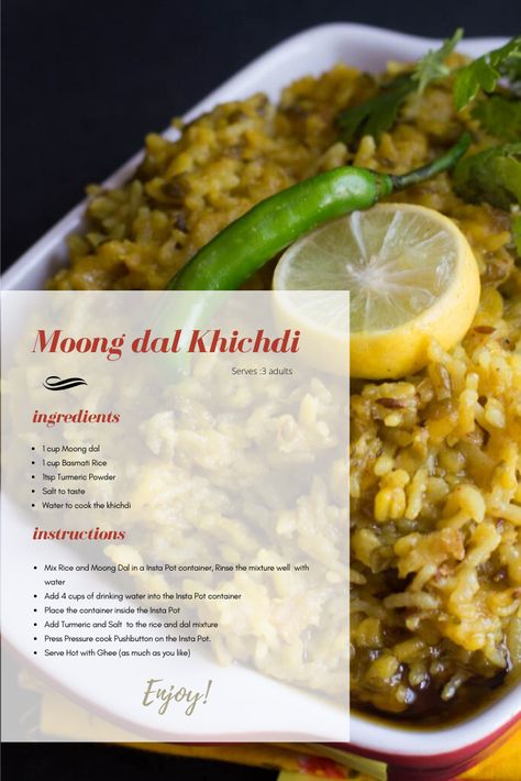 Sattvik Recipes, Satvik Food Recipe, Satvik Food, Vata Diet, Moong Dal Khichdi, Moong Dal, Diet Chart, Gujarati Recipes, Detox Program