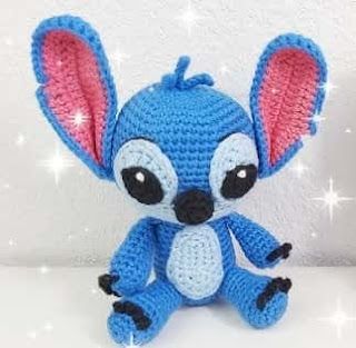 PATRONES AMIGURUMI GRATIS: PATRON GRATIS STITCH | LILO Y STICH AMIGURUMI 62619 Doll Parts, Stuffed Animal, Crochet Pattern, Amigurumi, Angel, Crochet, Pattern