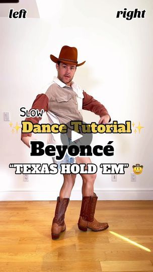 994K views · 49K reactions | Slow Dance Tutorial #TexasHoldEm by the one and only Beyoncé 🤠✨🐝 Who likes this tutorial format? 

Dc @mattmccall @dexrated 

#dancetutorial #beyonce #choreography | Justin Neto | Beyoncé · TEXAS HOLD 'EM Michael Jackson Dance Video, Texas Hold Em, Funny Dance Moves, Contemporary Dance Videos, Workout Videos Free, Flexibility Dance, Easy Dance, Country Music Songs, Dance Instruction