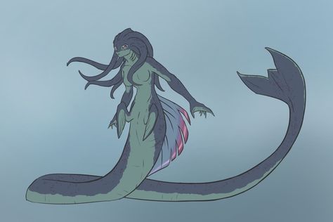 I dont remember where i found this but i remember it’s a concept for a mermaid able to live on land and water Simic Hybrid, Mermaid On Land, Mythical Creatures Fantasy, Humanoid Creatures, Beast Creature, Mermaid Drawings, Drawing Examples, Mermaids And Mermen, Alien Concept Art