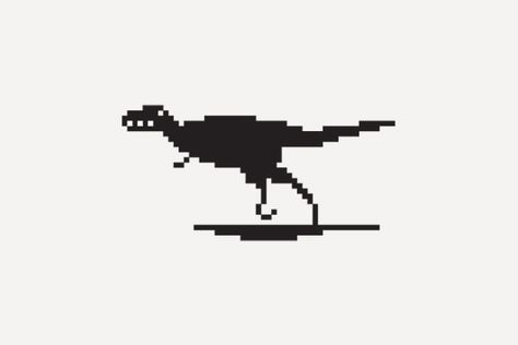 8-Bit Dinosaur Logo Dinosaur Logo, 8 Bits, 8 Bit, Pixel Art, Illustrations, ? Logo, Quick Saves, Art