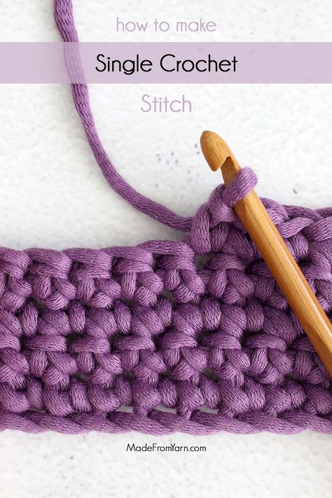 how to single crochet Crochet Herringbone, How To Single Crochet, Crochet Single Crochet, Reverse Single Crochet, Single Crochet Decrease, Half Double Crochet Stitch, Crochet Chicken, Crochet Decrease, Crochet Stitches For Beginners