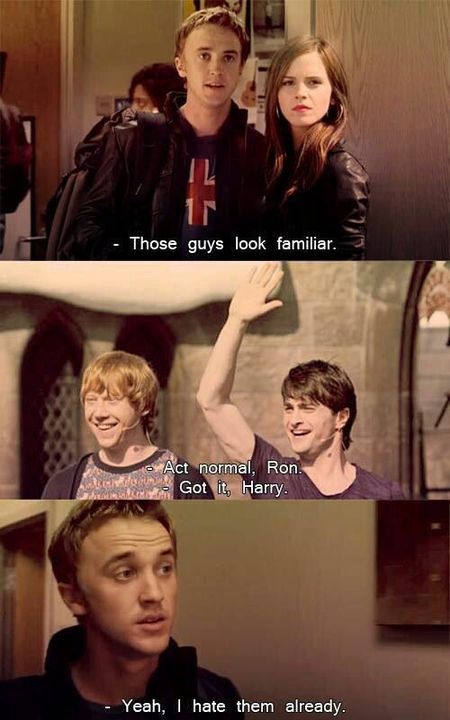 Dramione : Draco Malfoy Caught Hermione Granger Masturbating - I Love You - Wattpad Citate Harry Potter, Glume Harry Potter, Harry Potter Memes Hilarious, Harry Potter Ron, Harry Potter Puns, Images Harry Potter, Harry Potter Fanfiction, Harry Potter Facts, Harry Potter Jokes