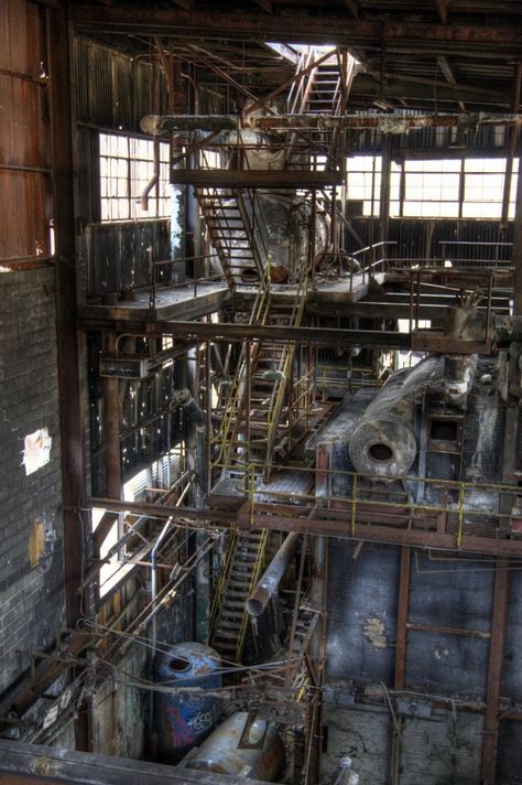 Abandoned factory outside of Baltimore  #abandoned #factory #outside #baltimore #photography Baltimore Photography, Industrial Era, Abandoned Factory, Beautiful Decay, Industrial Factory, Industrial Architecture, Old Factory, Industrial Photography, Hauntingly Beautiful