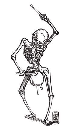 Dance Macabre, Hans Holbein The Younger, Medieval Tattoo, Engraving Tattoo, Hans Holbein, Occult Art, Arte Popular, Medieval Art, Skeletal