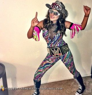 I was the only girl in the family and was really into wrestling as a kid. I loved Macho Man Randy Savage because, well he's the cream of the crop! So,... Macho Man Costume Woman, Macho Man Randy Savage Costume, Randy Savage Costume, Macho Man Costume, Wrestling Costumes, Diy Costumes Men, Twin Costumes, Savage Shirt, Savage Girl