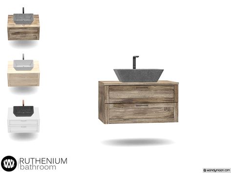 Wondymoon Sims 4, Sims 4 Bathroom Cc, Sims 4 Bathroom, Sims 4 Cc Furniture Living Rooms, Sims 4 Kitchen, Resource Furniture, Sims 4 Cc Download, Cc Furniture, Bicycle Decor