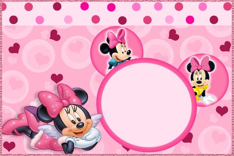 With our free printable Minnie Mouse invitation templates, you'll easily make adorable invitation to be memorable for your guests.. Free Printable Minnie Mouse, Cinderella Birthday Party Invitations, Minnie Mouse Background, Minnie Mouse Template, Minnie Invitations, Birthday Tarpaulin Design, Minnie Mouse Invitation, Minnie Mouse Decorations, Minnie Mouse Party Decorations