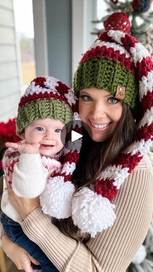 Elf Hat Pattern, Crochet Elf Hat, Baby Elf Hat, Knit Ideas, Elf Clothes, Elf Hat, Crochet Items, Christmas Crochet, Crocheted Item