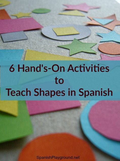 Spanish shapes for preschoolers and older kids too! Shapes+in+Spanish+Activities Shapes For Preschoolers, Spanish Shapes, Shapes In Spanish, Spanish Learning Activities, Preschool Spanish, Learning Spanish For Kids, Spanish Games, Spanish Curriculum, Homeschool Spanish