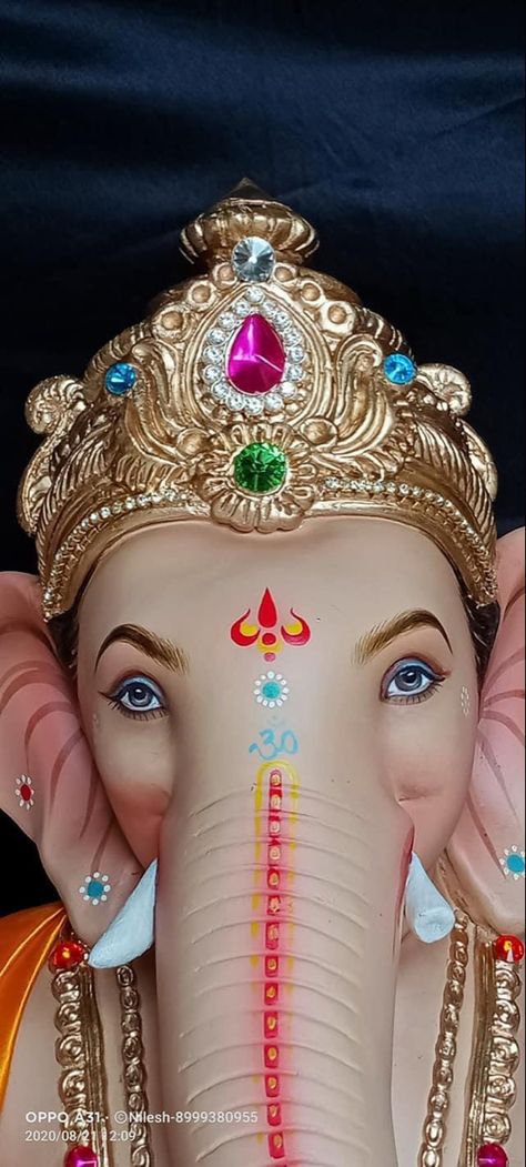 Ganpati Eyes Images, Ganesh Face, Eye Pic, Ganpati Murti, Ganpati Idol, Ganpati Photo Hd, Old Man Portrait, Ganpati Bappa Wallpapers, Durga Picture