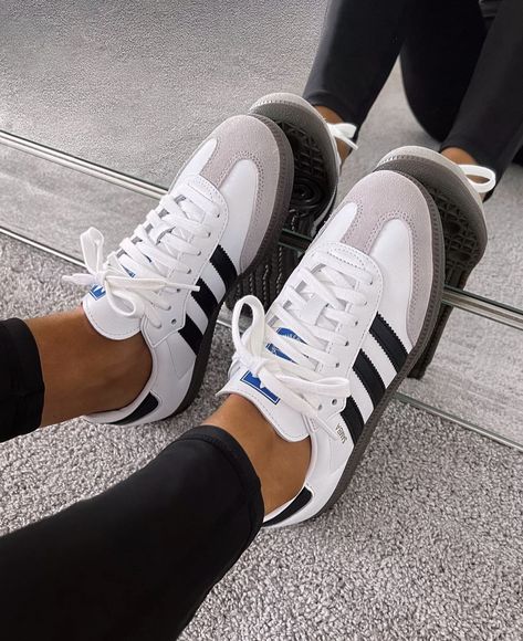 Samba Og Shoes Outfit Women, Adidas Suede, Adidas White Sneakers, Samba Shoes, Samba Outfit, Adidas Sneakers Women, Samba Og, White Shoes Sneakers, Adidas Running Shoes