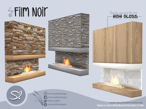 Sims Fireplace, Sala The Sims 4, Sims4 Sofa Cc, Sims 4 Contemporary Cc, Fireplaces Sims 4 Cc, Sims 4 Resource, Sims 4 Chimney, Sims Cc Fireplace, Sims 4 The Sims Resource