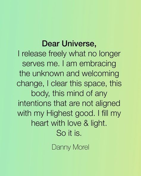 Danny Morel Quotes, Aura Cleansing Affirmation, Energy Cleanse Affirmations, Energy Cleansing Affirmations, Soul Cleansing Quotes, Cleansing Prayer Spiritual, Prayers To The Universe, Cleansing Mantras, Cleanse Prayer