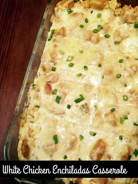 Chicken Enchiladas Casserole, Copycat Meals, Chicken Monterey, Enchiladas Casserole, Chicken Casseroles, White Chicken Enchiladas, Chicken Enchilada Casserole, Best Casseroles, Chicken Burritos