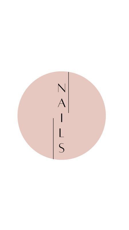 Insta Highlight Cover Icons Nails, Nail Icon Instagram Highlight, Nails By Logo, Nails Logo Instagram, Nails Wallpaper Instagram Highlight, Nail Highlight Cover Instagram, Instagram Nails Highlight Covers, Highlight Nails Instagram, Logo Nails Salon