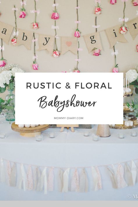 A beautiful rustic floral baby shower for a special little girl. Find more baby shower and first birthday ideas on Mommy Diary blog. Floral Baby Shower Ideas, Oh Baby Cake Topper, Citrus Baby, Ideas Baby Shower, Baby Cake Topper, Baby Shower Girl, Baby Shower Inspiration, Rustic Baby, Lavender Floral