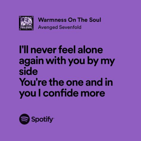 Avenged Sevenfold Lyrics, Music Things, Meaningful Lyrics, Spotify Lyrics, Avenged Sevenfold, Music Stuff, The Soul, Song Lyrics, Music Artists