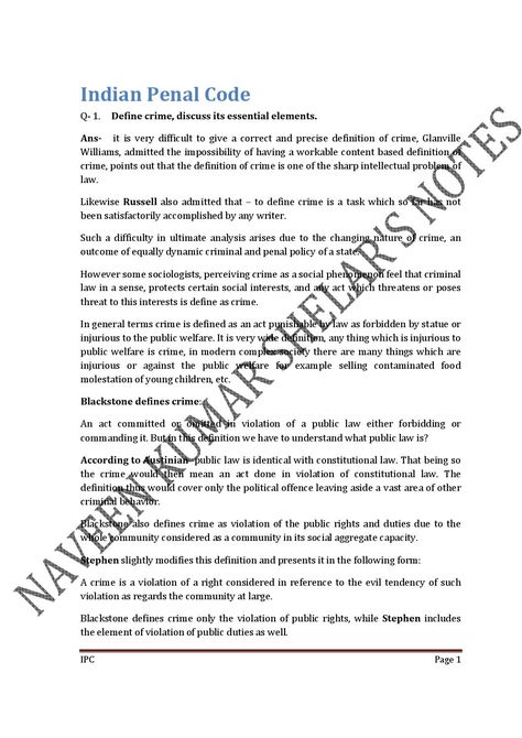 I love to help law students, I prepared some notes for them, which is on question answer basis and graphs basis. Thanks Naveen Kumar Shelar Advocate and legal consultants +91-85.86.97.26.36 www.thelawoffice.co.in Secretary General Nayaya A Voice For Justice "Helping the Helpless" http://knowledgecrust.blogspot.in/ Partner Trust law Connect http://www.trust.org Indian Law Notes, Ias Books, Body Fitnes, Indian Penal Code, Law School Prep, Notes For Students, Indian Law, Science Pins, Upsc Notes