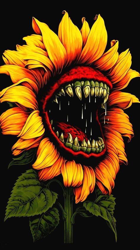 Gotik Tattoo, Sunflower Artwork, Posca Art, Jon Jon, Wow Art, Cool Wallpapers Art, Creepy Art, Tattoo Design Drawings, Sketchbook Art Inspiration