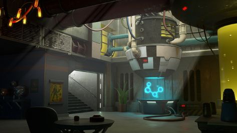 ArtStation - SciFi Lab, Ziv Estrin Scifi Workshop, Scifi Lab, Substance Painter, Background Art, Light Year, Art Google, 3d Art, Concept Art, Painter