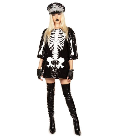 PRICES MAY VARY. 100% Polyester Imported FLATTERING FIT Dress to impress in a Tipsy Elves sequined skeleton costume dress. Our universally flattering fit to keep you looking your very best, and give freedom to the legs. PREMIUM CONSTRUCTION Built to outlast even the most intense skirt twirls, our women’s adult halloween costume dresses are made with high-quality, specialty materials. GAME CHANGING DESIGN adult women’s halloween dresses have bold, one-of-a-kind designs that immediately transform Sequin Halloween Costume, Flash Costume, Halloween Dresses, Pumpkin Queen, Heavy Dresses, Tipsy Elves, Skeleton Costume, Dress Halloween Costume, The Human Body