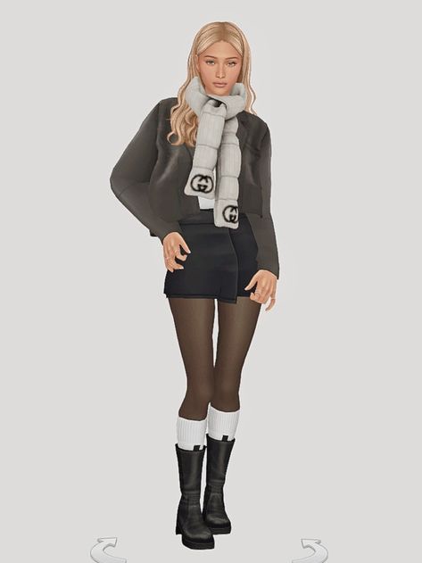 fleur’s winter wardrobe look one - top skirt jacket boots scarf look two - top leggings jacket boots look three - dress jacket boots scarf look four - dress jacket heels Sims 4 Cc Women Boots, Sims 4 Winter Shoes, Sims 4 Cc Clothes Jackets, Sims 4 Cc Clothes Female Winter, Sims 4 Winter Jacket Cc, Sims 4 Winter Outfits Cc, Winter Coat Sims 4 Cc, Sims 4 Cc Cold Weather Clothes, Sims Winter Clothes