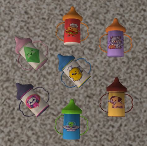 Mod The Sims - Simotized & TheRaven Sippy Cup Recolours Mummy Dogs, Ea Games, Wanting A Baby, H&m Fashion, Ikea Home, Sippy Cup, Sims 2, Family Holiday, I Am Game