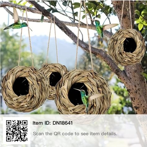 Hummingbird Nests, Hummingbird Nest, Hummingbird House, Cheap Backyard, Tiny Bird, Bird Supplies, Bird Cages, Backyard Birds, Small Birds