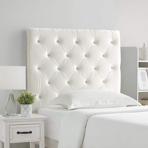 College Headboard, Dorm Room Comforters, Twin Xl Bed Frame, Faux Headboard, Dorm Headboard, College Bedding, College Dorm Room Decor, Twin Headboard, White Headboard