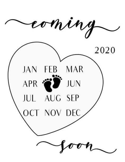 3rd Pregnancy Announcement, Pregnant Announcement, Baby Due Date, Happy Pregnancy, Calendar May, Baby Printables, Nursery Quotes, Baby Due, Pregnancy Journal