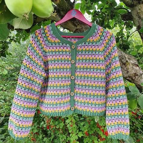 Ravelry: PurGlede's Granny Go Round Cardigan patterntest Ravelry