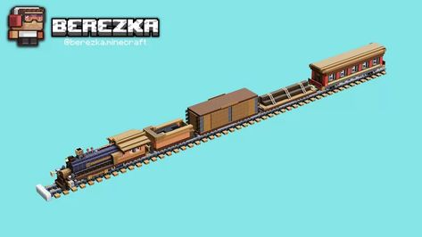 Minecraft Locomotive, Minecraft Train, Minecraft Map, Minecraft Architecture, Minecraft Builds, Minecraft Projects, Train Car, Minecraft Designs, Car Covers