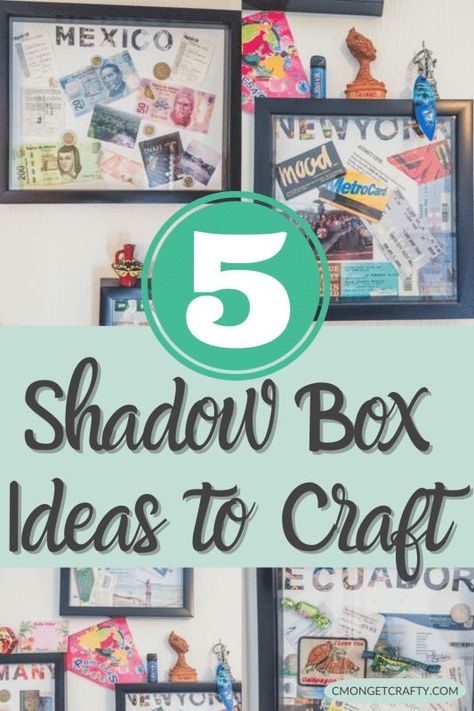 Discover 5 unique shadow box ideas to inspire your next crafting project! From travel memories to holiday decor, get creative with these DIY tips. Shadow Box Frames Ideas, Travel Shadow Boxes, Disney Crafts For Kids, Unique Shadow Boxes, Shadow Box Ideas, Shadow Box Gifts, Kids Party Crafts, Grown Up Parties, Diy Shadow Box