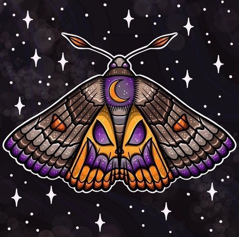 Aa Aesthetic, Moth Artwork, Widget Pics, Aesthetic Widget, Trippy Designs, Moth Tattoo, Spooky Tattoos, Old School Tattoo Designs