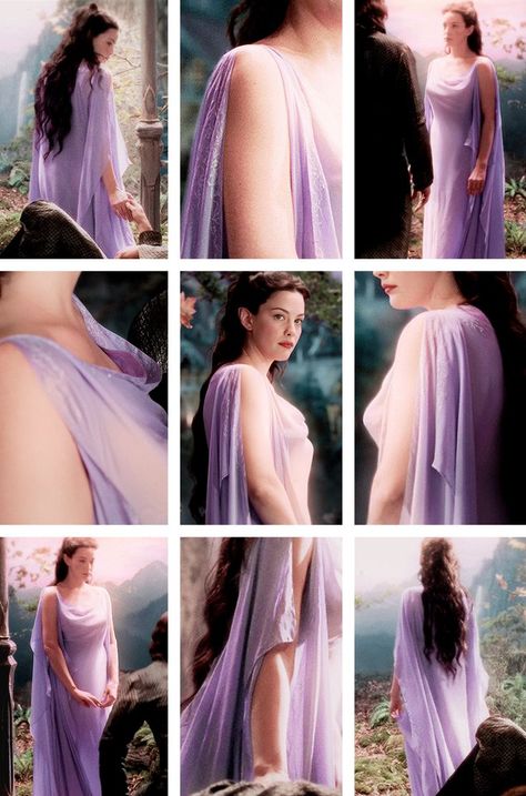 Lord Of The Rings Costumes, Arwen Costume, Arwen Dress, Lotr Costume, Lotr Elves, Elven Dress, Elf Dress, Two Towers, Fair Outfits